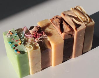Artisan Handmade Soap Bars | Pick your scent | Rose, Orchid, Cake, Peach, Matcha, Coconut, Floral
