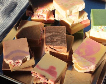 5 Handmade Soap Bars | Pick your scent | Rose, Orchid, Cake, Peach, Matcha, Coconut, Floral