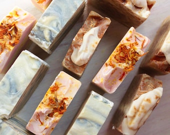 Artisan Soap Sampler Box – Handmade Vegan Soap Set, Self Care Gift