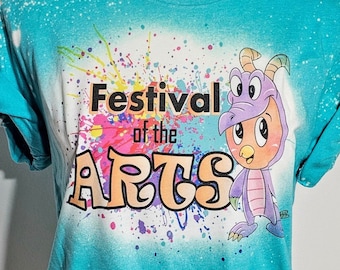 Festival of Arts tshirt, Epcot shirt, figment,  Epcot Festival, Orange Bird, Mickey tshirt, epcot sweatshirt, FARTS, Art, bleached tshirt