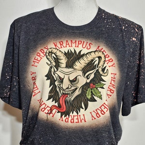 Krampus shirt,Krampus sweatshirt, Merry Krampus shirt, Gruss Vom Krampus,Holiday, Krampus crop top, Horror christmas,Scary Christmas hoodie image 5