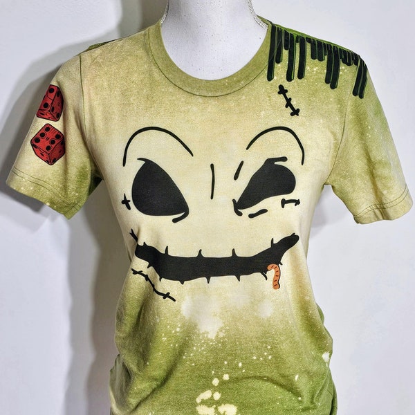 Oogie Boogie shirt, Halloween shirt, horror, vintage, oogie crop tank, monster,halloween party,nightmare before Christmas, Oogie Boogie bash