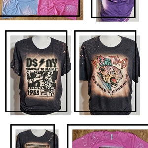 Custom bleach shirt, custom tie dye t-shirt, custom bleach shirt, tshirt, hoodie, sweatshirt, business shirt, sports team shirts image 3
