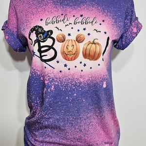 Mickeys not so scary halloween party shirt, Bibbidi Bobbidi Boo tShirt, halloween, mickey, minnie cute, spooky, pumpking, hoodie, bleach tee