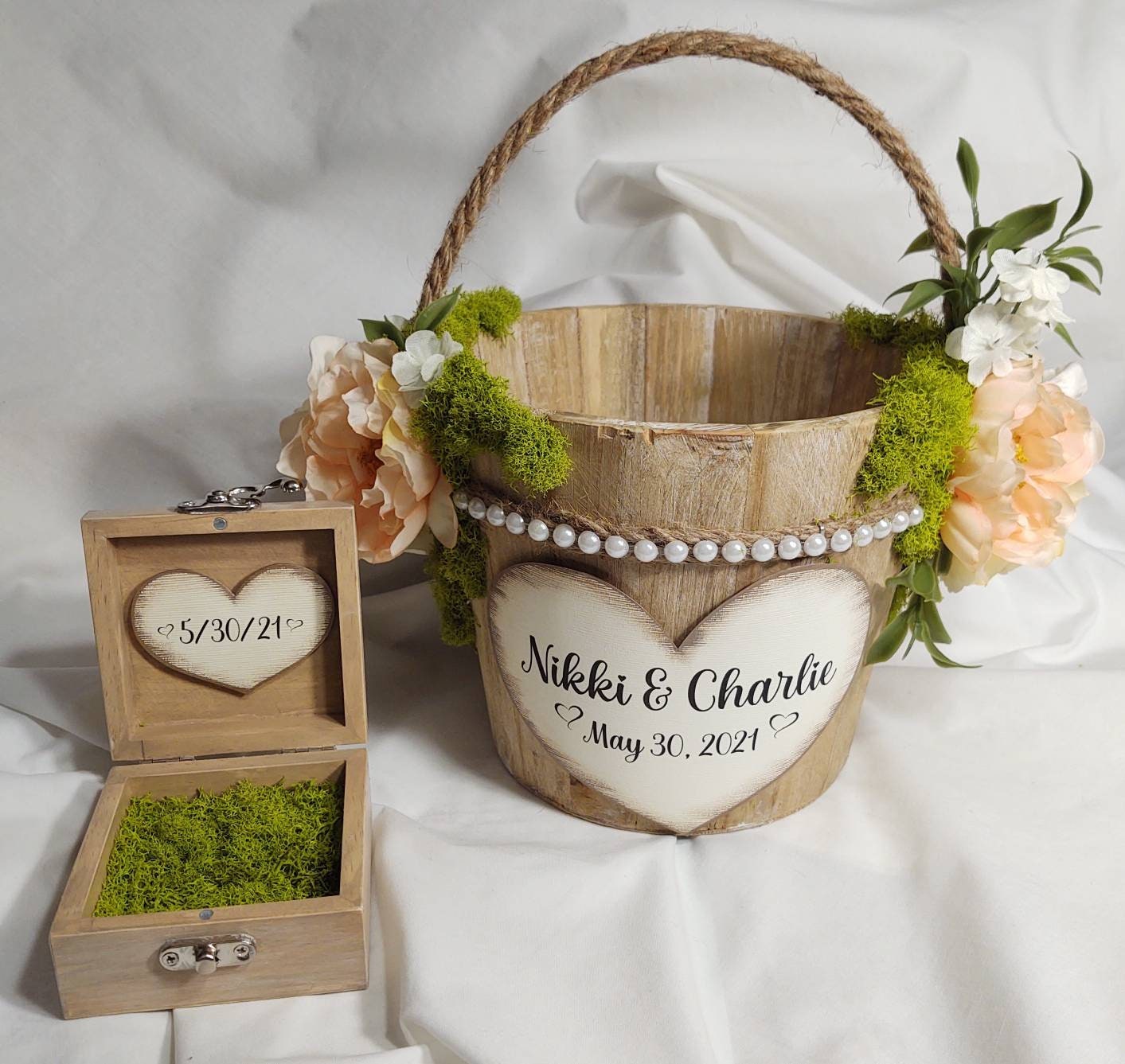 flower girl bags ivory