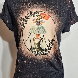 haunted mansion shirt, Madame Leota,hitchhiking ghosts,tight rope lady, Foolish mortals, Halloween, bleach t-shirt