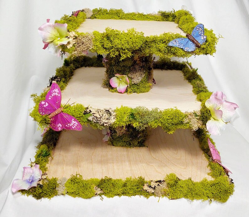 Woodland Cake Stand/rustic Wedding Cake Stand/cupcake Etsy Canada
