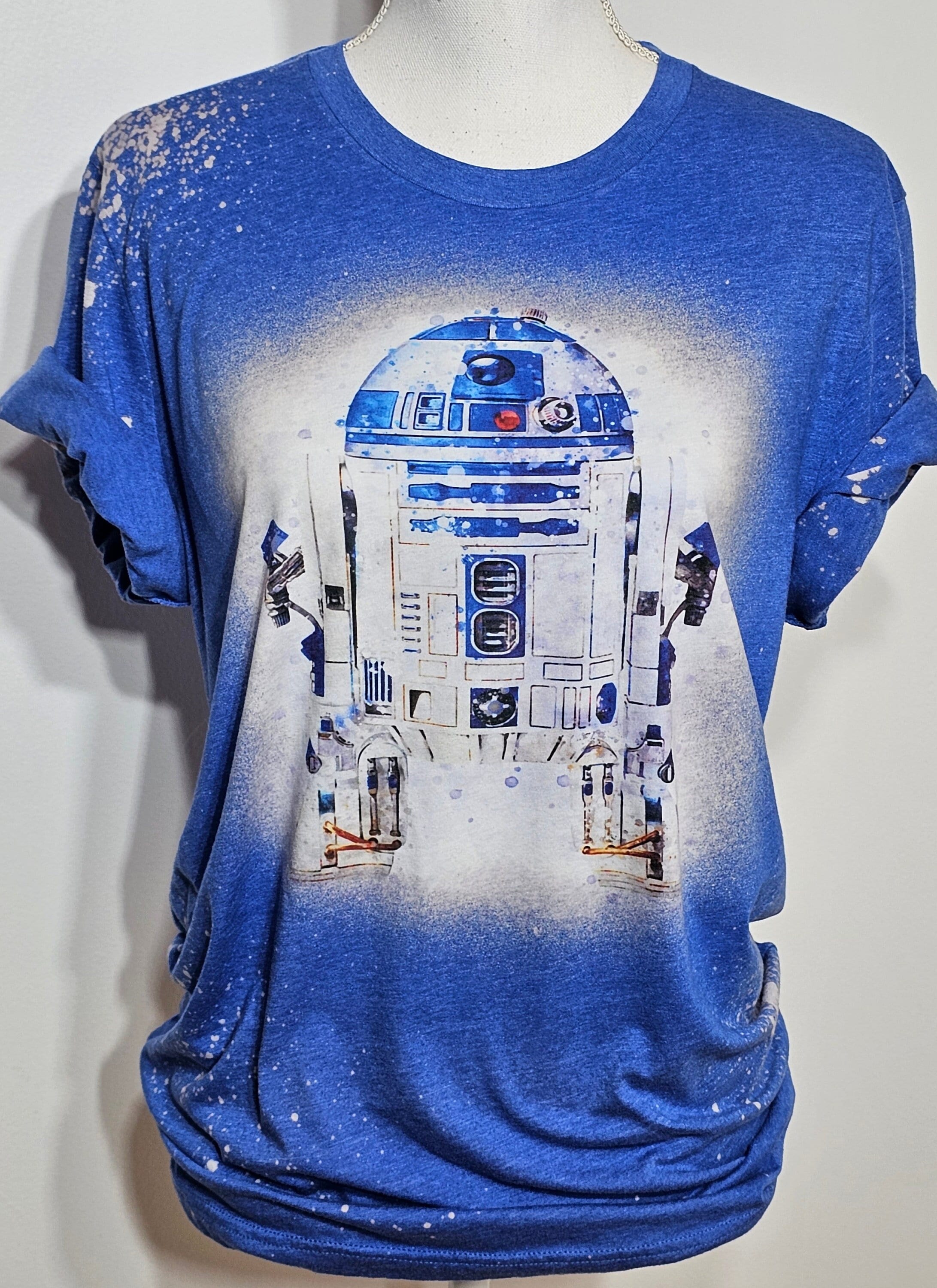R2d2 Shirt Star Wars T shirt Ahsoka Girls Starwars Shirt Vintage Custom Bleach T shirt Etsy