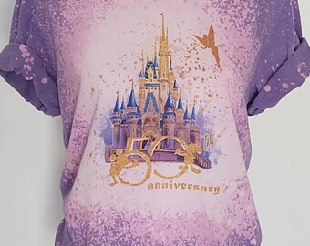 Magic Kingdom 50th anniversary shirt, Mickey shirt, magic kingdom, magic kingdom Christmas,bleach shirt, castle shirt,princess castle