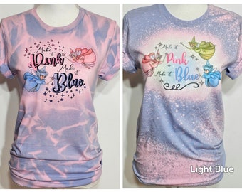 Fairy godmother shirt, Make it pink Make it blue, fairy grandmother, princess, Aurora tshirt, magic kingdom, birthday, custom bleach shirt