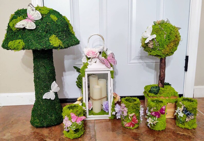 Centerpieces/wedding centerpiece/baby shower centerpiece/custom/woodland image 8