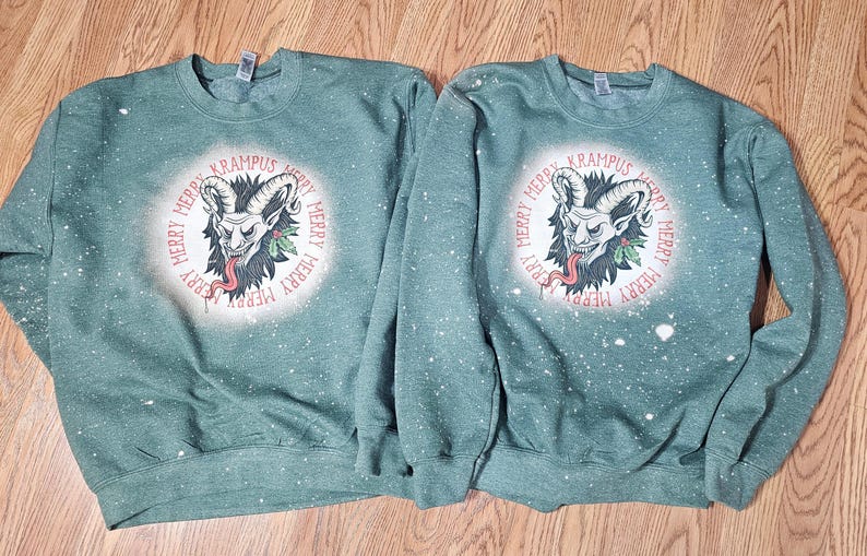 Krampus shirt,Krampus sweatshirt, Merry Krampus shirt, Gruss Vom Krampus,Holiday, Krampus crop top, Horror christmas,Scary Christmas hoodie image 17