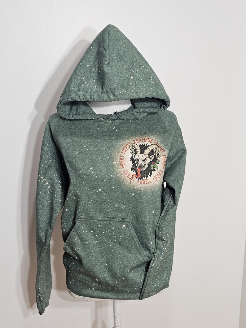 Krampus shirt,Krampus sweatshirt, Merry Krampus shirt, Gruss Vom Krampus,Holiday, Krampus crop top, Horror christmas,Scary Christmas hoodie image 14