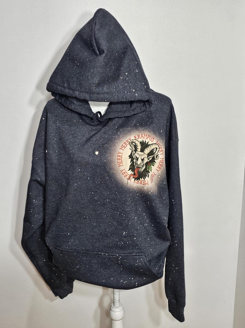 Krampus shirt,Krampus sweatshirt, Merry Krampus shirt, Gruss Vom Krampus,Holiday, Krampus crop top, Horror christmas,Scary Christmas hoodie image 19
