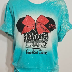 Cheer t-shirt, cheer mom, cheer dad, cheer nationals, magic kingdom shirt Mickey shirt, bleach shirt, competition shirts