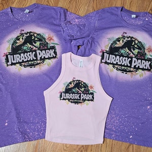 Dinosaur Park Crop Top, Universal shirt, studios crop, dinosaur, dinosaur world, bleach shirt, sweatshirt, hoodie, custom image 2