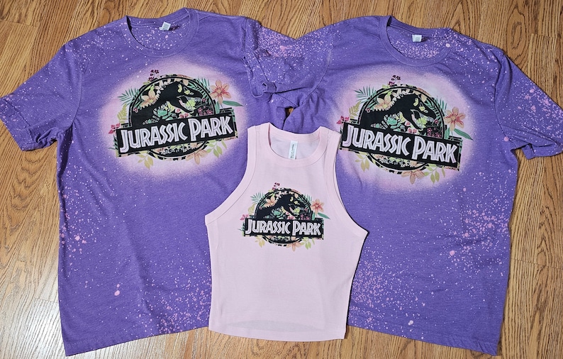 Dinosaur Park Crop Top, Universal shirt, studios crop, dinosaur, dinosaur world, bleach shirt, sweatshirt, hoodie, custom image 2