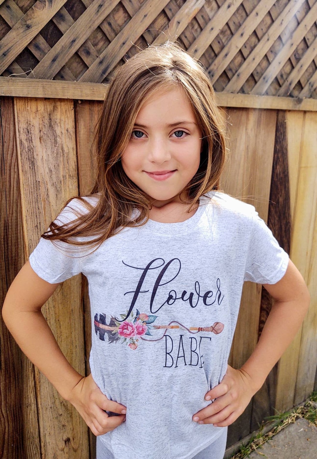 Flower Girl Shirt/flower Girl Tshirt/flower Girl Gift/custom Tshirts