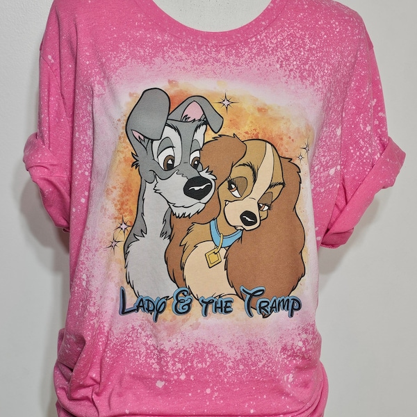 Lady and the tramp shirt, romantic, dogs, bleach tshirt, dog hoodie