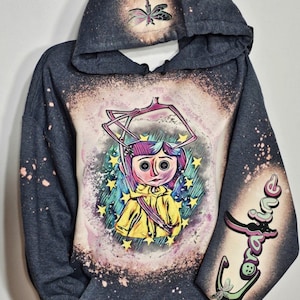 Scary halloween doll, cora hoodie, dreaming,custom bleach t-shirt, Halloween