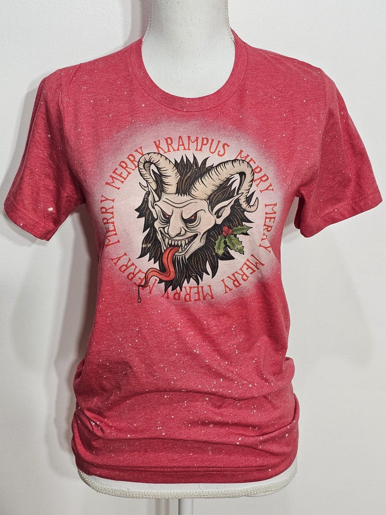Krampus shirt,Krampus sweatshirt, Merry Krampus shirt, Gruss Vom Krampus,Holiday, Krampus crop top, Horror christmas,Scary Christmas hoodie image 20