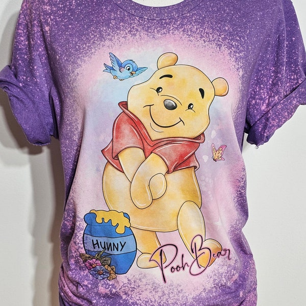 Pooh shirt, cute bear shirt, Tigger and piuhRetro Winnie The Pooh, Pooh Bear Shirt, Tigger, Eeyore, piglet, bleach graphic tee