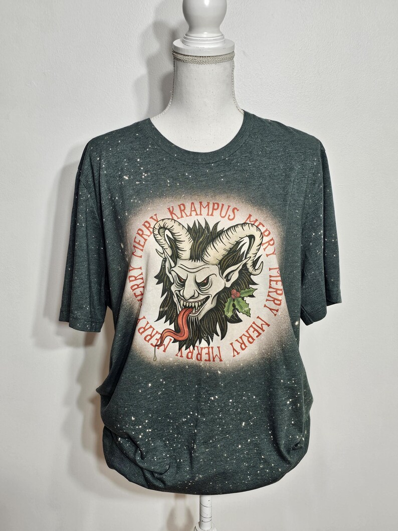Krampus shirt,Krampus sweatshirt, Merry Krampus shirt, Gruss Vom Krampus,Holiday, Krampus crop top, Horror christmas,Scary Christmas hoodie image 16
