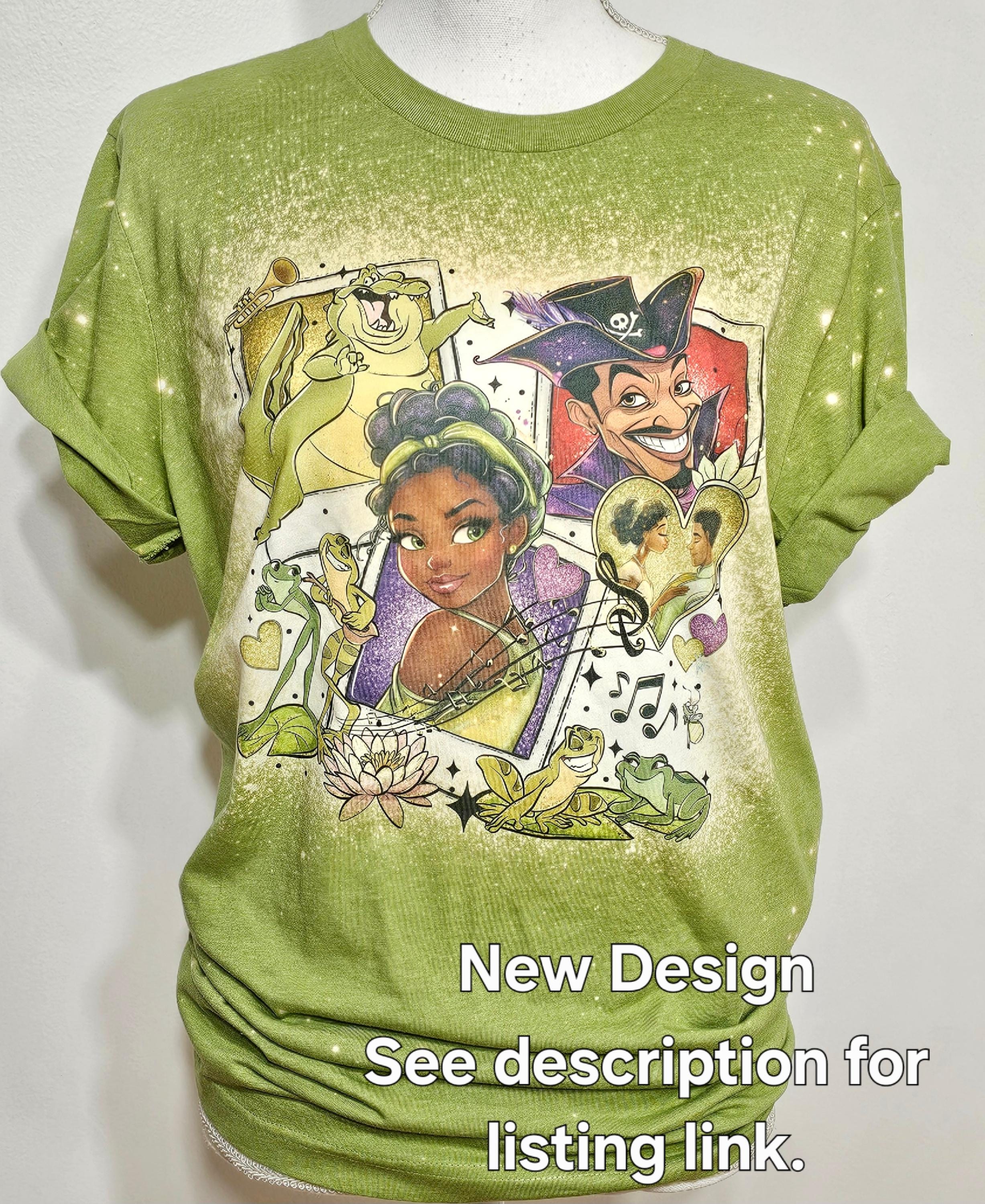 Tiana Crop Top, Princess Shirt, Tiana's Bayou Adventure, Lottie