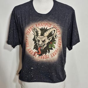 Krampus shirt,Krampus sweatshirt, Merry Krampus shirt, Gruss Vom Krampus,Holiday, Krampus crop top, Horror christmas,Scary Christmas hoodie image 18