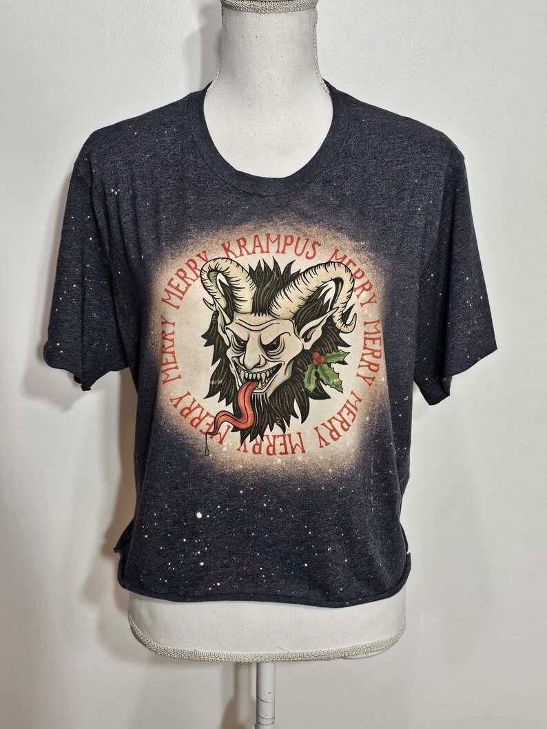 Krampus shirt,Krampus sweatshirt, Merry Krampus shirt, Gruss Vom Krampus,Holiday, Krampus crop top, Horror christmas,Scary Christmas hoodie image 18