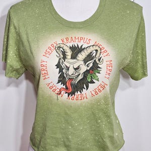 Krampus shirt,Krampus sweatshirt, Merry Krampus shirt, Gruss Vom Krampus,Holiday, Krampus crop top, Horror christmas,Scary Christmas hoodie image 2