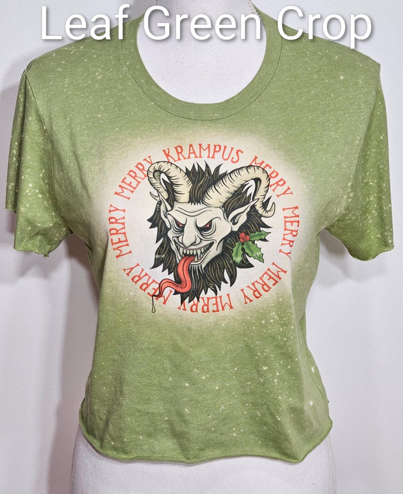 Krampus shirt,Krampus sweatshirt, Merry Krampus shirt, Gruss Vom Krampus,Holiday, Krampus crop top, Horror christmas,Scary Christmas hoodie image 2