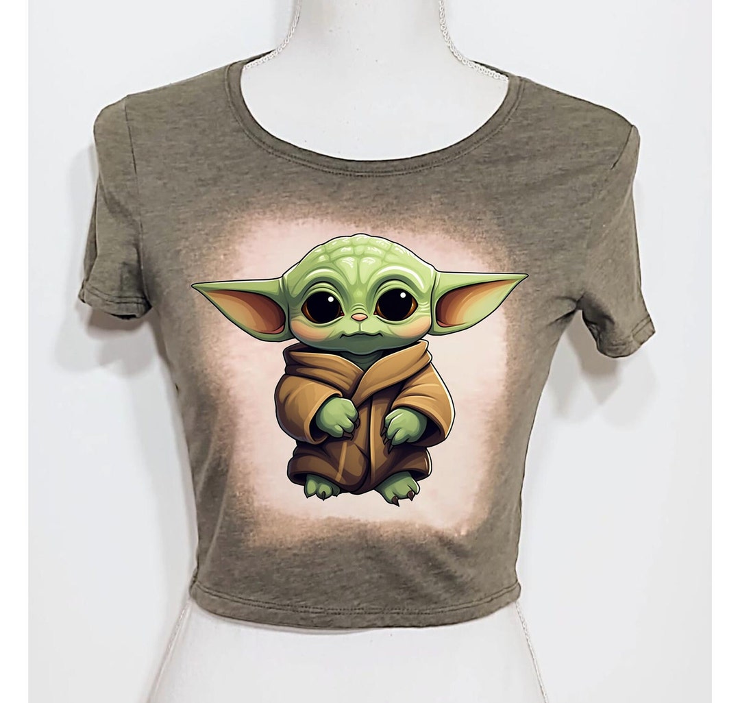 Baby Yoda Crop Top Halloween Crop Galaxy Grogu Crop Etsy