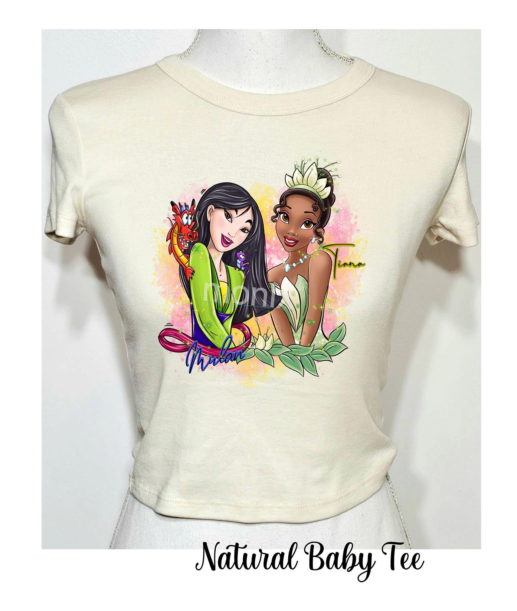 Tiana Crop Top, Princess Shirt, Tiana's Bayou Adventure, Lottie
