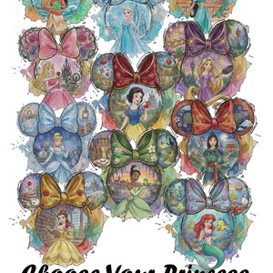 Haut court princesse, toutes les princesses, blanc comme neige, t-shirt bébé princesse, belle, jasmin, royaume magique, filles, débardeur court, y2k, t-shirt bébé, ariel, raiponce image 15