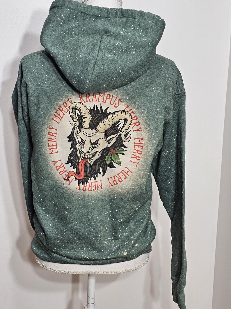 Krampus shirt,Krampus sweatshirt, Merry Krampus shirt, Gruss Vom Krampus,Holiday, Krampus crop top, Horror christmas,Scary Christmas hoodie image 13