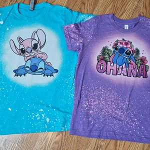 Stitch shirt, lilo and stitch tshirt, ohana, angel, bleach graphic tee, peace love and stitch, stitch sweatshirt, bleach shirt