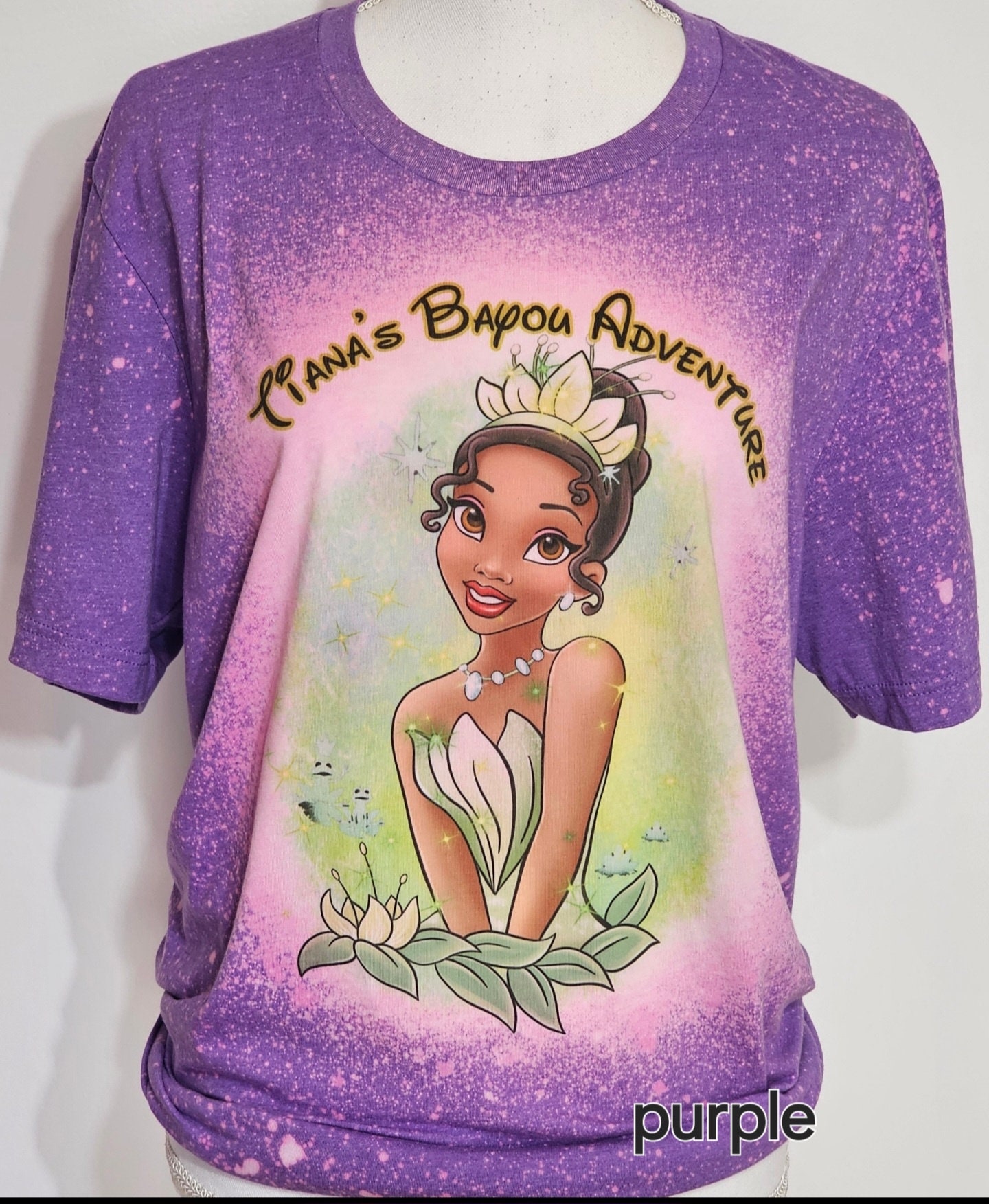 Tiana Crop Top, Princess Shirt, Tiana's Bayou Adventure, Lottie
