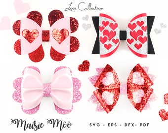 Download Valentines Bow Svg Etsy