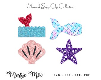 Mermaid Bow Svg Etsy