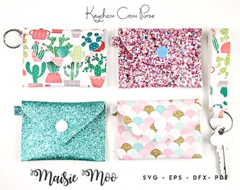 faux leather coin purse pattern