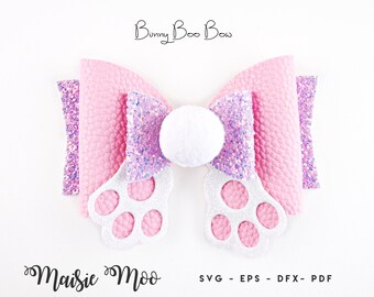 Download Free Bunny Bow Svg Etsy SVG Cut Files