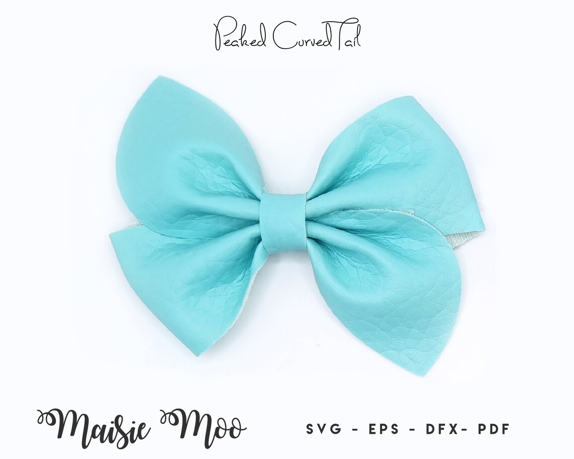 Bow SVG Pinch Bow Template SVG Bow PDF Twisted Hair Bow | Etsy