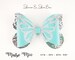 Butterfly Bow Template | Butterfly Bow SVG | Cricut Bow PDF, 