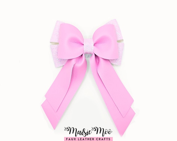 Ribbon Hair Bow Template, Blakely Coquette Faux leather bow template , Sailor Bow PDF, Hair Bow Template, Cricut Bow