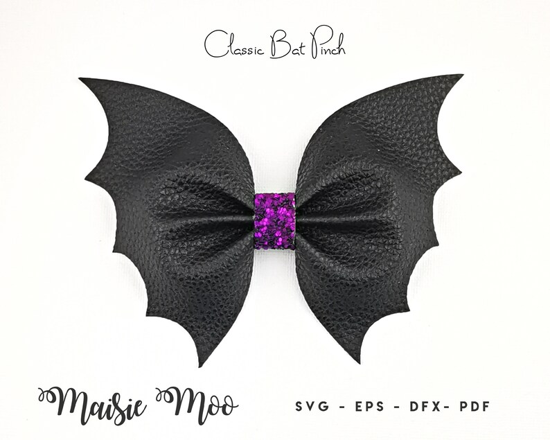 Download Halloween Bow Bundle Bat Bow Template SVG Bundle Black Bow ...