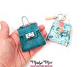 Purse Bag Charm Hand Sewing Pattern, Miniature Faux Leather Handbag Keychain SVG by Maisie Moo product logo