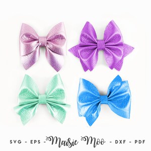 Pinch Bow Bundle Template SVG, Collection Sailor Bow PDF, Hair Bow ...