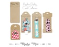 Keychain Display Card SVG, Key Fob Display Card, Keyring Card DXF, Bow Card Template PDF, files for Cricut, Silhouette Cut Files,