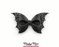 Bat Bow SVG, Halloween Hair Bow Template, Bat Wings Bow SVG, Goth Hair Bow Pattern, Faux Leather Bow, Cricut SVG, Silhouette